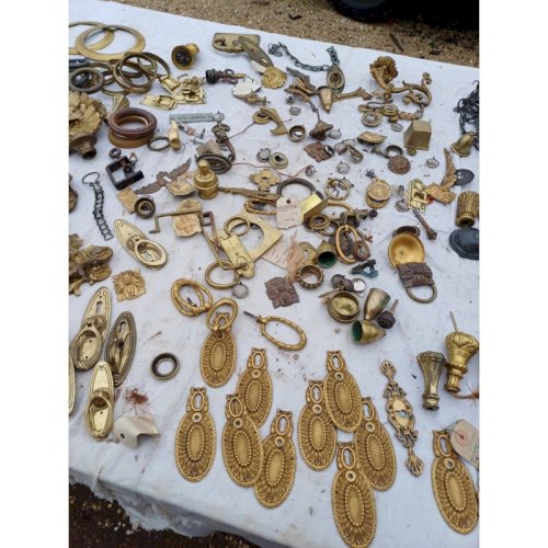 Lot déléments de déco Bronze et Laiton