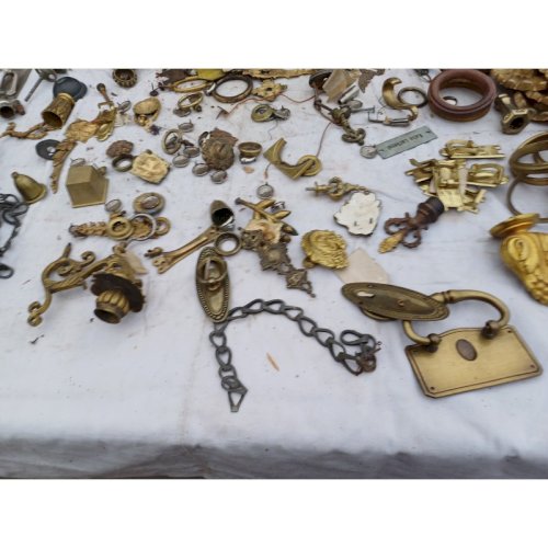 Lot déléments de déco Bronze et Laiton