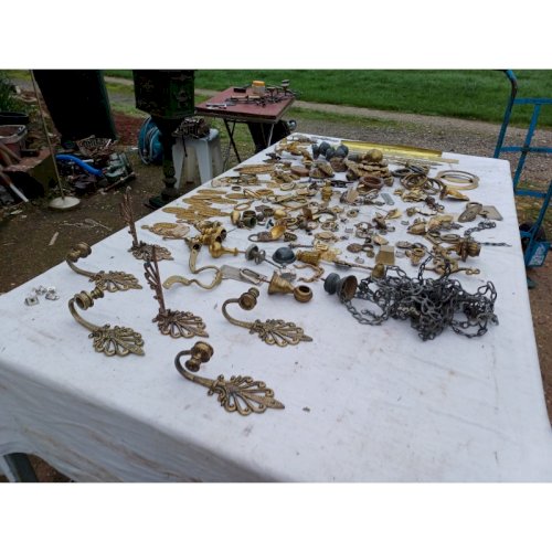 Lot déléments de déco Bronze et Laiton