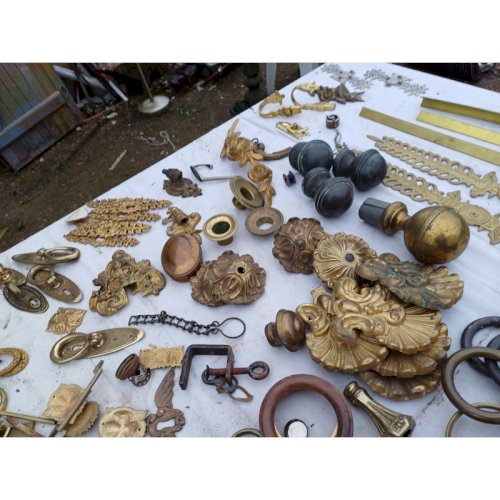Lot déléments de déco Bronze et Laiton