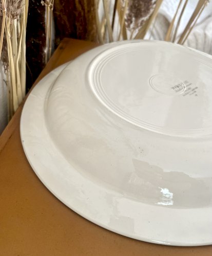 Lot n° 1 - Plat de service creux Mary Lou - 30,2 cm - Digoin Sarreguemines