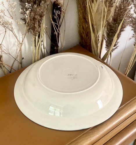 Lot n° 1 - Plat de service creux Mary Lou - 30,2 cm - Digoin Sarreguemines