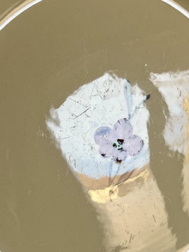 Lot n° 3 - 2 Assiettes plates Mary Lou - 22,5 cm - Digoin Sarreguemines