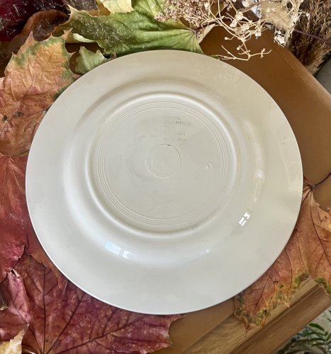 Lot n° 3 - 2 Assiettes plates Mary Lou - 22,5 cm - Digoin Sarreguemines