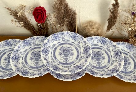 Lot n° 40 - 6 assiettes creuses calottes Honorine - 20,5 cm - Arcopal