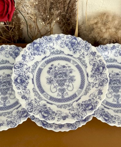 Lot n° 40 - 6 assiettes creuses calottes Honorine - 20,5 cm - Arcopal