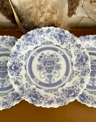 Lot n° 40 - 6 assiettes creuses calottes Honorine - 20,5 cm - Arcopal