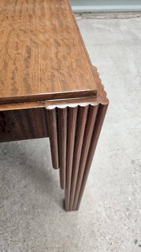 Lot table et ses 6 chaises Art déco de Saddier & fils