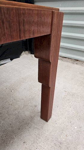 Lot table et ses 6 chaises Art déco de Saddier & fils