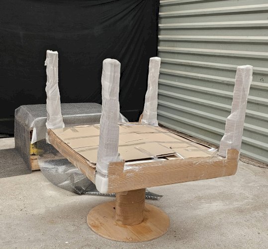 Lot table et ses 6 chaises Art déco de Saddier & fils