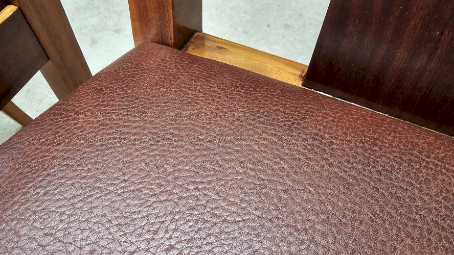 Lot table et ses 6 chaises Art déco de Saddier & fils