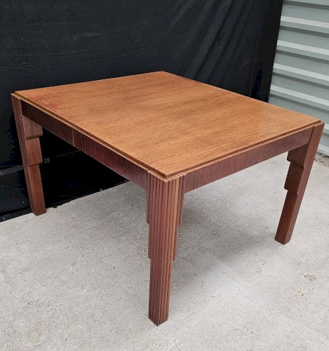 Lot table et ses 6 chaises Art déco de Saddier & fils