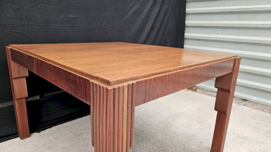 Lot table et ses 6 chaises Art déco de Saddier & fils