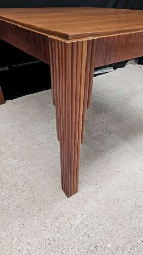 Lot table et ses 6 chaises Art déco de Saddier & fils