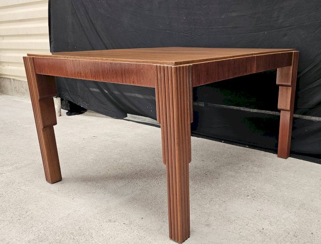Lot table et ses 6 chaises Art déco de Saddier & fils
