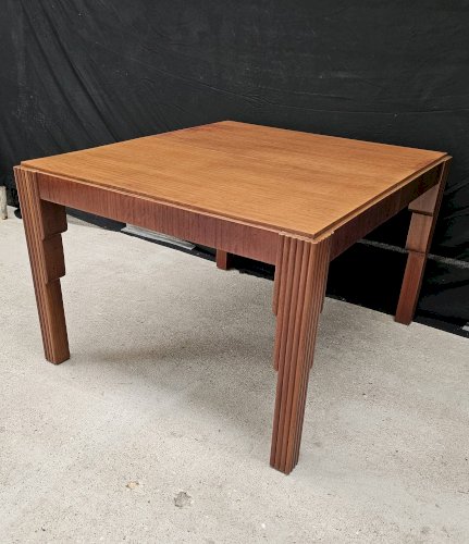 Lot table et ses 6 chaises Art déco de Saddier & fils