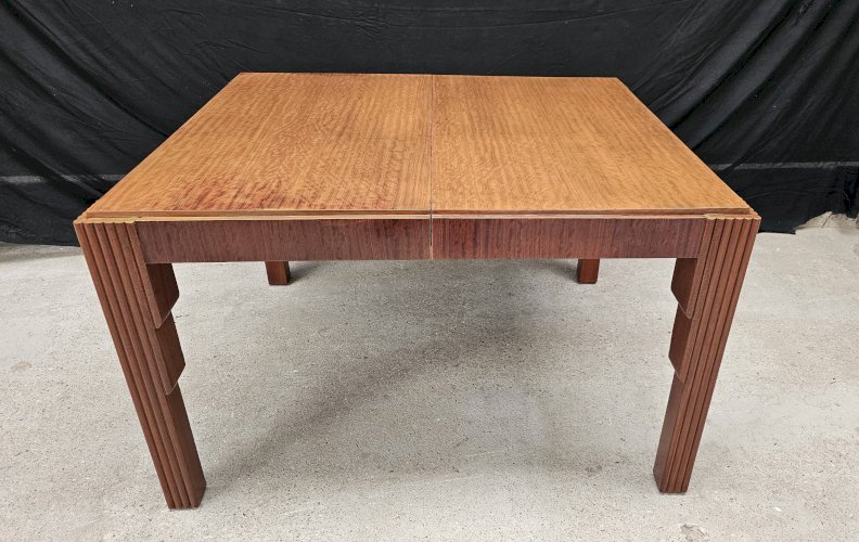 Lot table et ses 6 chaises Art déco de Saddier & fils