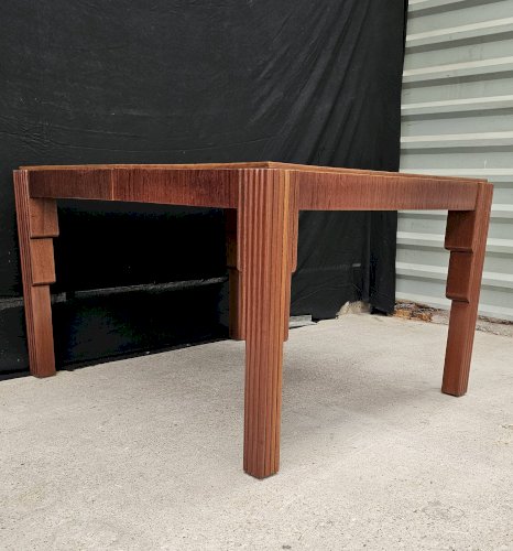 Lot table et ses 6 chaises Art déco de Saddier & fils