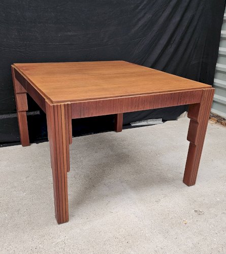 Lot table et ses 6 chaises Art déco de Saddier & fils