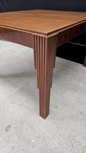 Lot table et ses 6 chaises Art déco de Saddier & fils