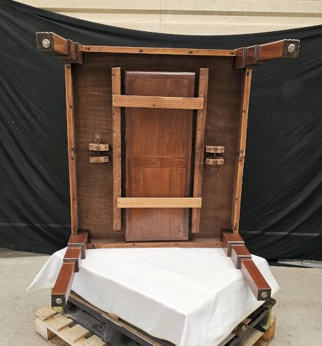 Lot table et ses 6 chaises Art déco de Saddier & fils