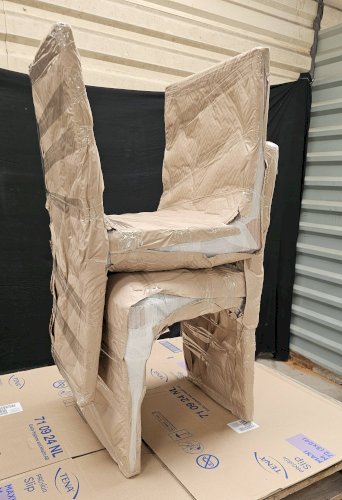 Lot table et ses 6 chaises Art déco de Saddier & fils