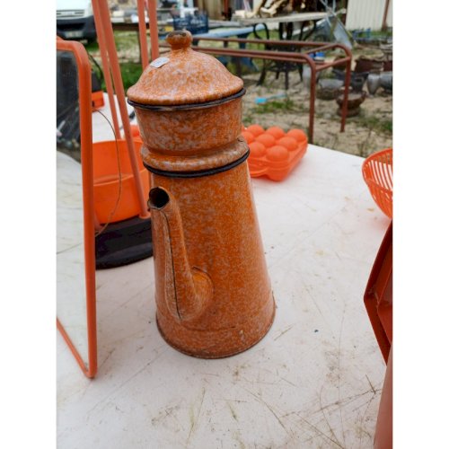 Lot Vintage des Années 70 Plastic Orange