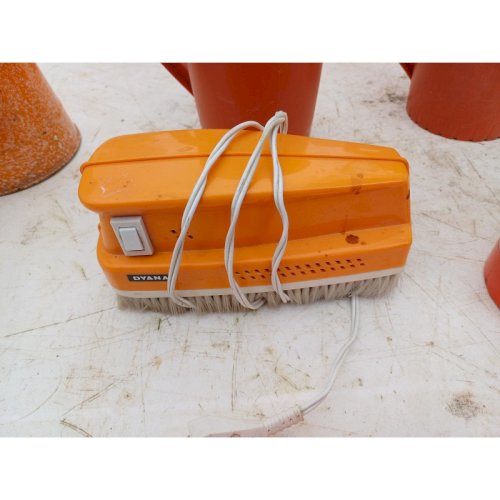 Lot Vintage des Années 70 Plastic Orange