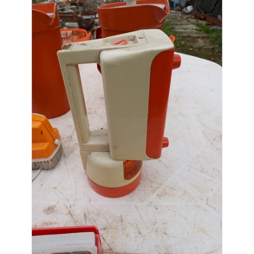 Lot Vintage des Années 70 Plastic Orange