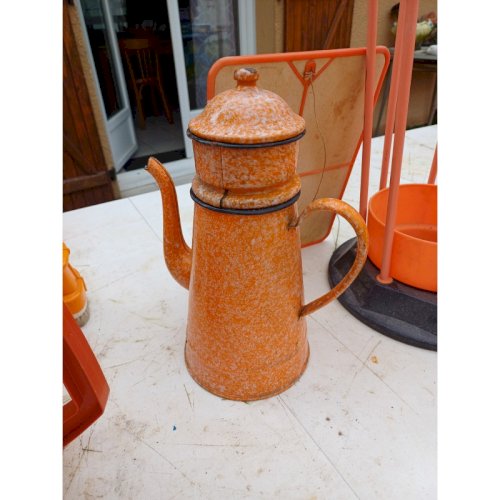 Lot Vintage des Années 70 Plastic Orange