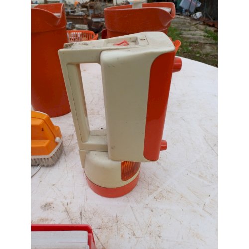 Lot Vintage des Années 70 Plastic Orange