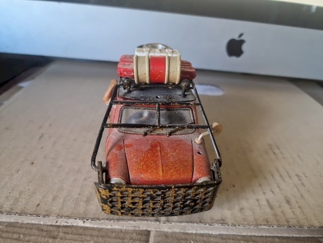 ?Lot vintage? POLISTIL MINI COOPER  1/25 ? avec personnage