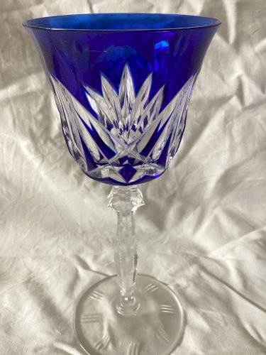 Lots de 6 verres à pied Cristal de Bohème