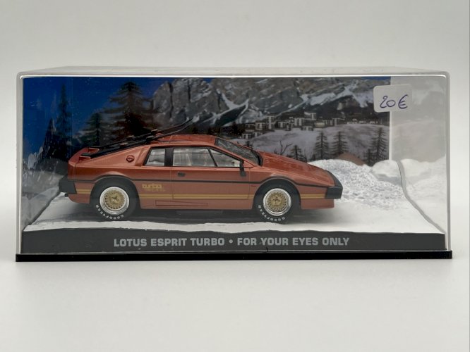 Lotus Esprit Turbo Rien Que Pour Vos Yeux James Bond 1/43 Eaglemoss