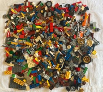 Lot/vrac de 1000 pièces de Lego officiel