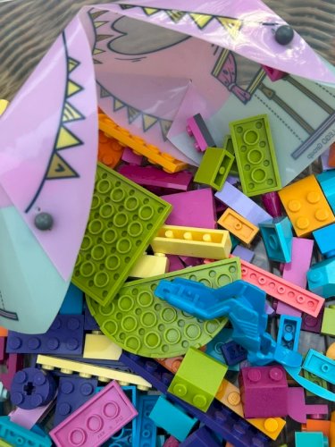 Lot/vrac de 400 pièces Lego couleurs flashys et acidulées