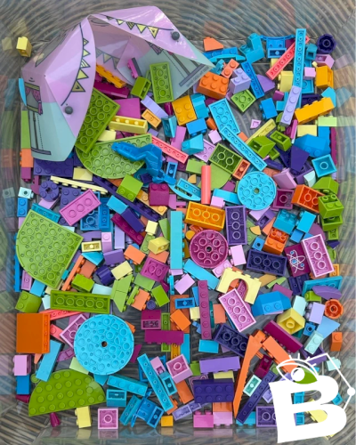 Lot/vrac de 400 pièces Lego couleurs flashys et acidulées