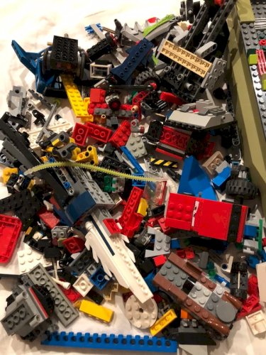 Lot/vrac de pièces de Lego 1,1 kg