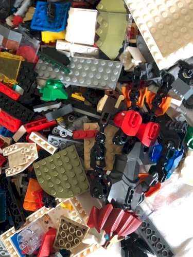 Lot/vrac de pièces de Lego 1,150 kg