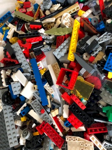 Lot/vrac de pièces de Lego 1,150 kg