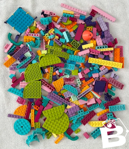 Lot/vrac de pièces de Lego couleurs flashys et acidulées