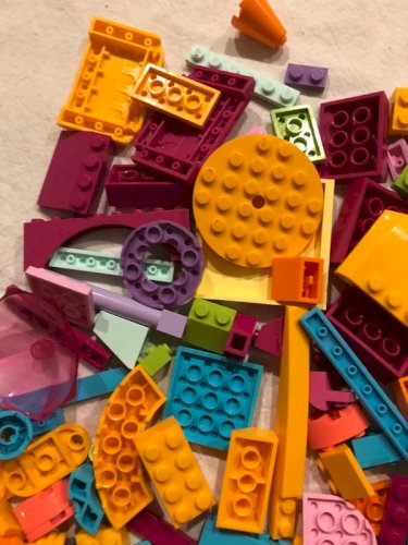 Lot/vrac de pièces de Lego flashys et acidulées