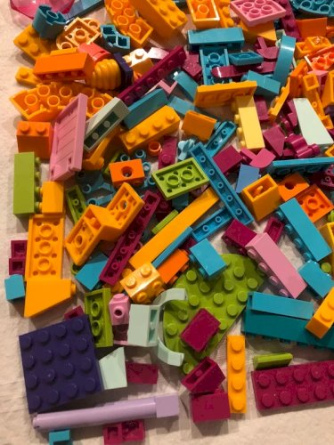 Lot/vrac de pièces de Lego flashys et acidulées