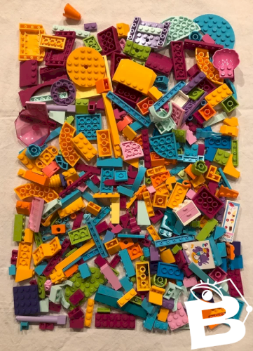 Lot/vrac de pièces de Lego flashys et acidulées