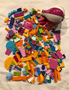 Lot/bulk of flashy and tangy Lego pieces