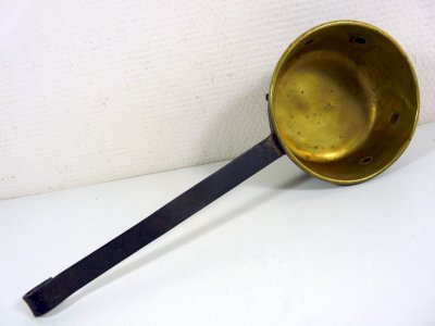 Copper and Forged Iron Ladle High Era L - 37 cm