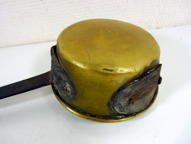 Louche à Eau Cuivre et Fer Forgé Haute Epoque L - 37 cm