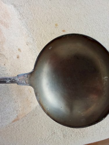 Louche ancienne motif floraux ancienne 