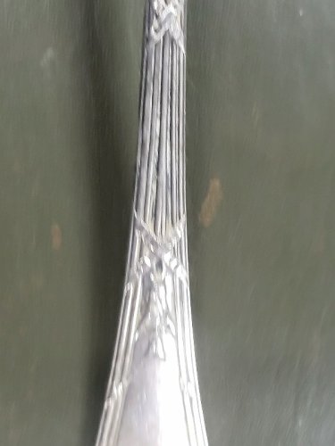 LOUCHE CHRISTOFLE RUBANS CLOCHETTES EN METAL ARGENTE