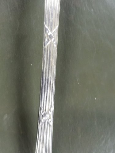 LOUCHE CHRISTOFLE RUBANS CLOCHETTES EN METAL ARGENTE
